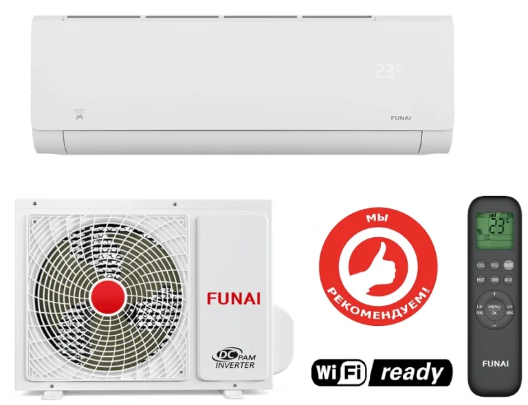 Кондиционер FUNAI RAC-I-SG35HP.D01 SHOGUN Inverter 1