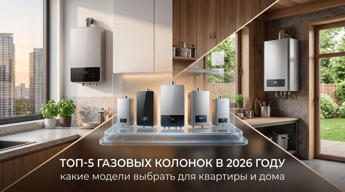 Топ-5 газовых колонок в 2026 году