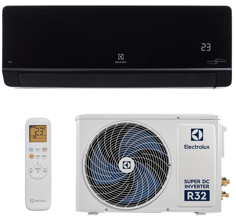 Кондиционер ELECTROLUX ONIX SUPER DC EACS/I-09HIX-BLACK чёрный оникс 1